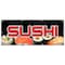 Signmission SUSHI BANNER SIGN sashimi ramen noodles soba japanese japan udon sake B-96 Sushi - alternate 1